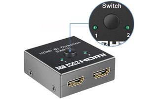 Splitter HDMI - 2 Entradas >> 1 Salida - Con interruptor - 4Kx2K
